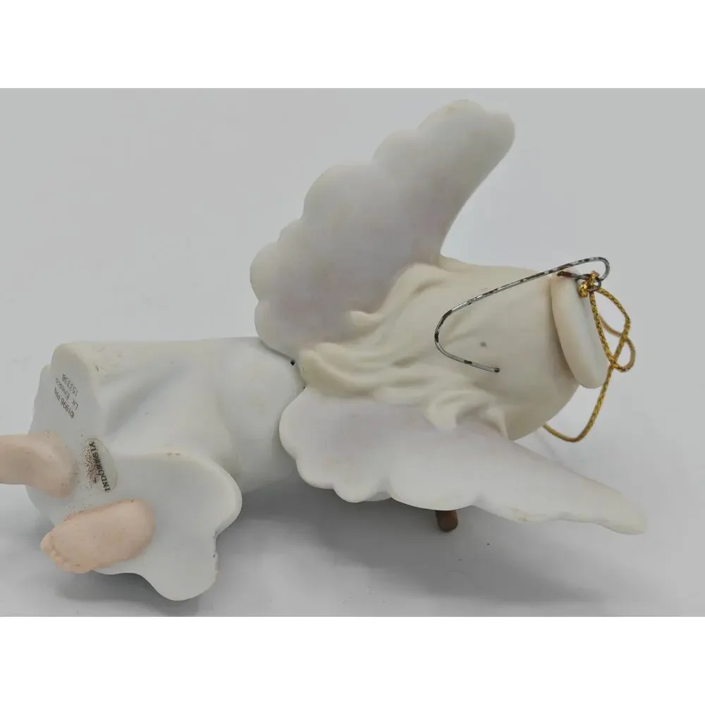 Precious Moments Joy To The World 150320 Enesco 1995 Angel Trumpet Ornament